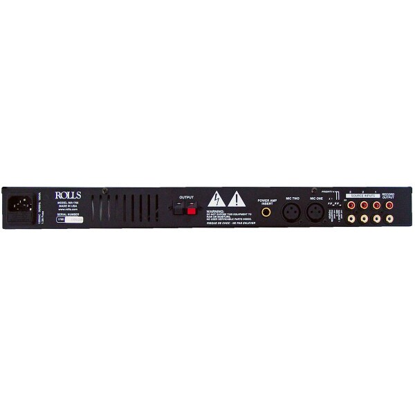 Main product image for Rolls MA1705 Rack Mount 70V 70 Watt Mixer Amp 245-1046